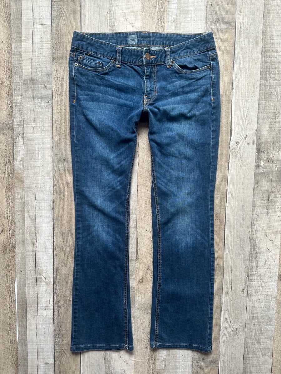 Mossimo Y2K Low Rise Bootcut Jeans Dark Wash Size 8