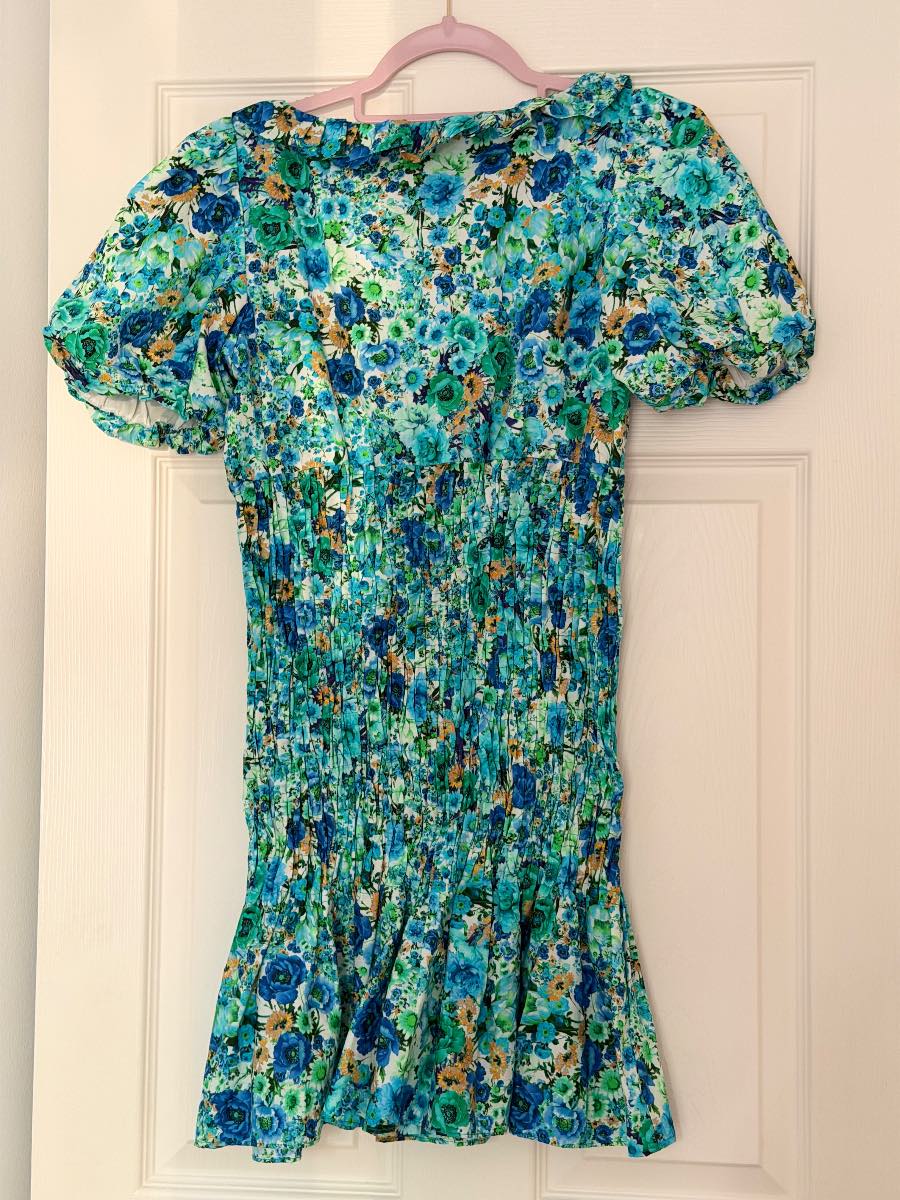 Zara Floral Mini Dress – Size S – New with Tags
