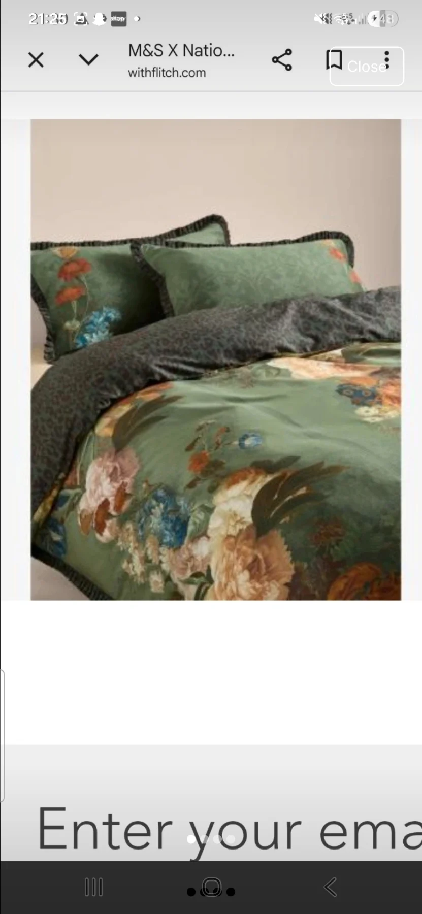 Marks and spencer superking duvet set