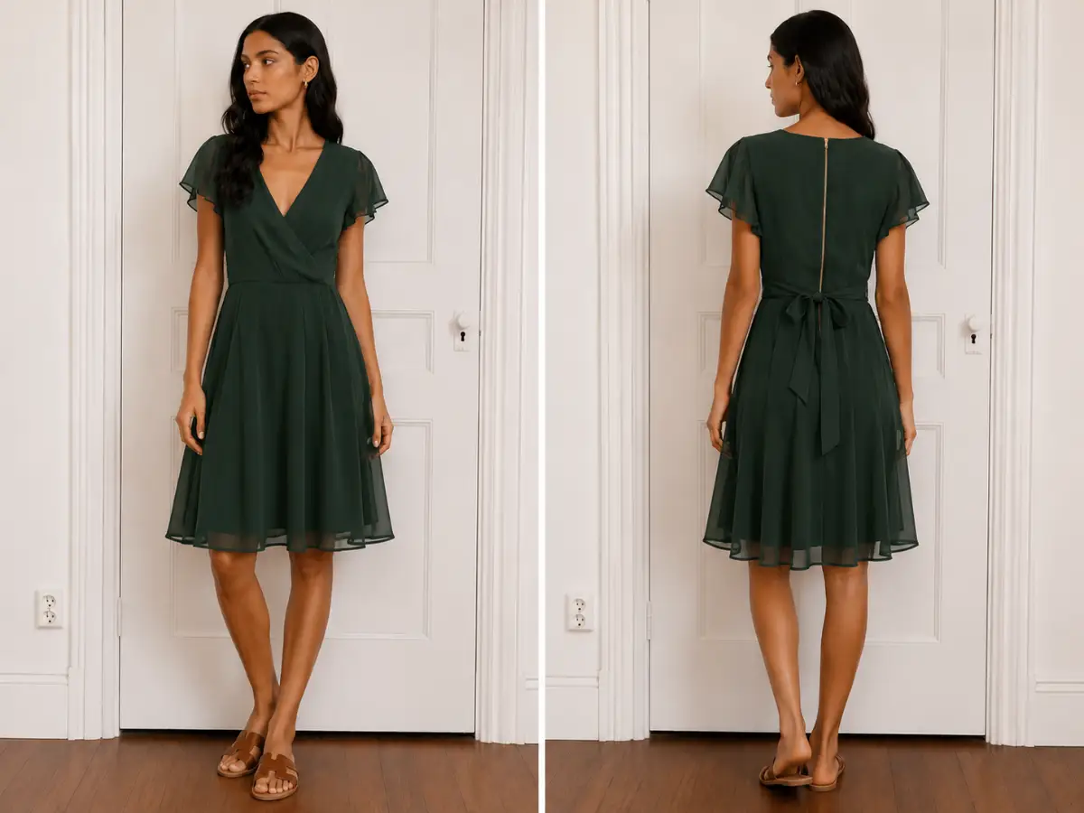 Tenki women's green light dress size 10 #