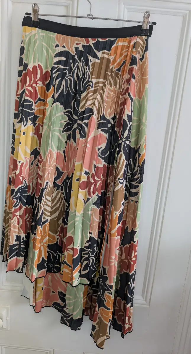 bec & bridge babelini pleated wrap skirt sz 10 RRP 445£