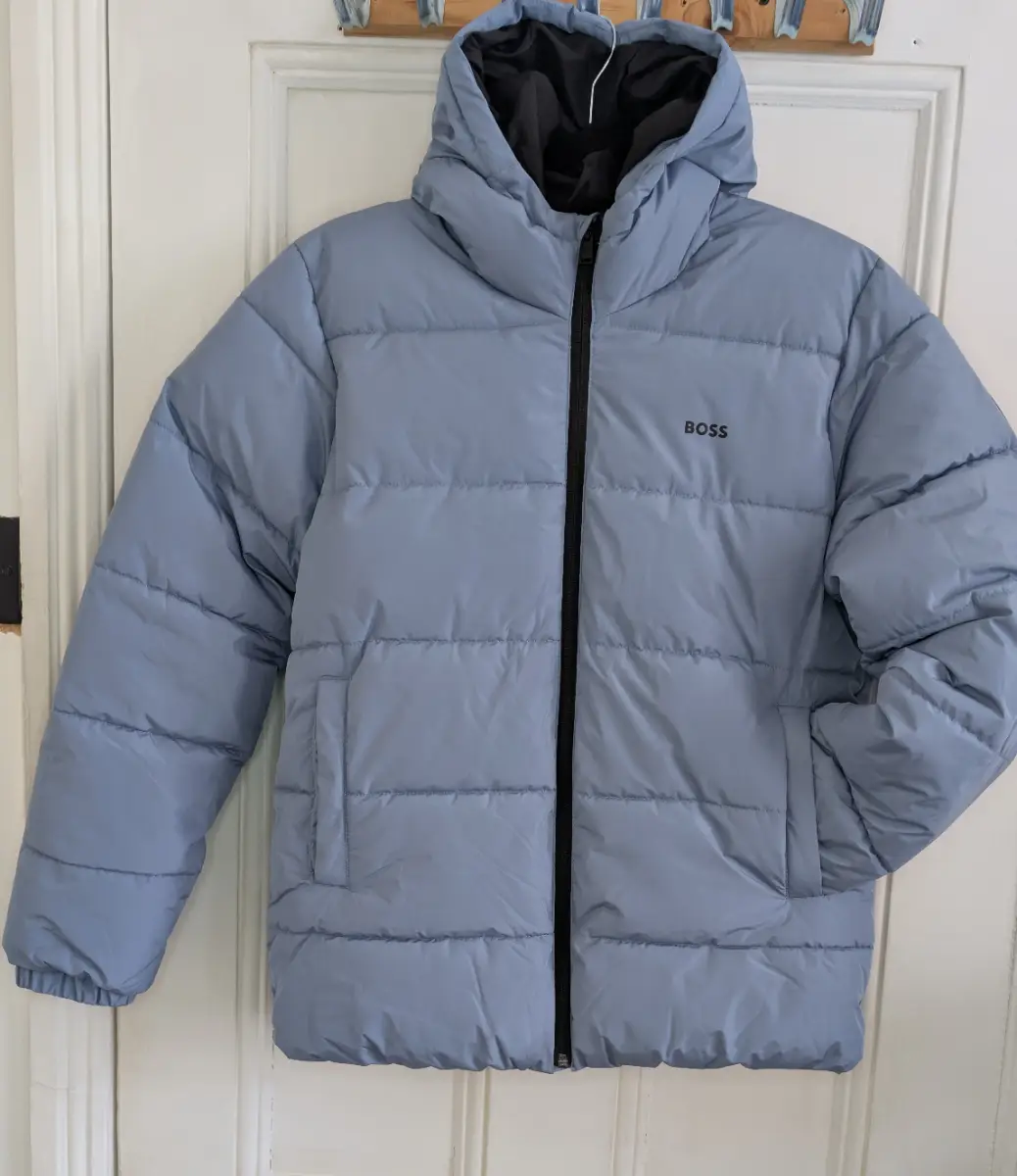 Boss warm jacket for boys 14 years old