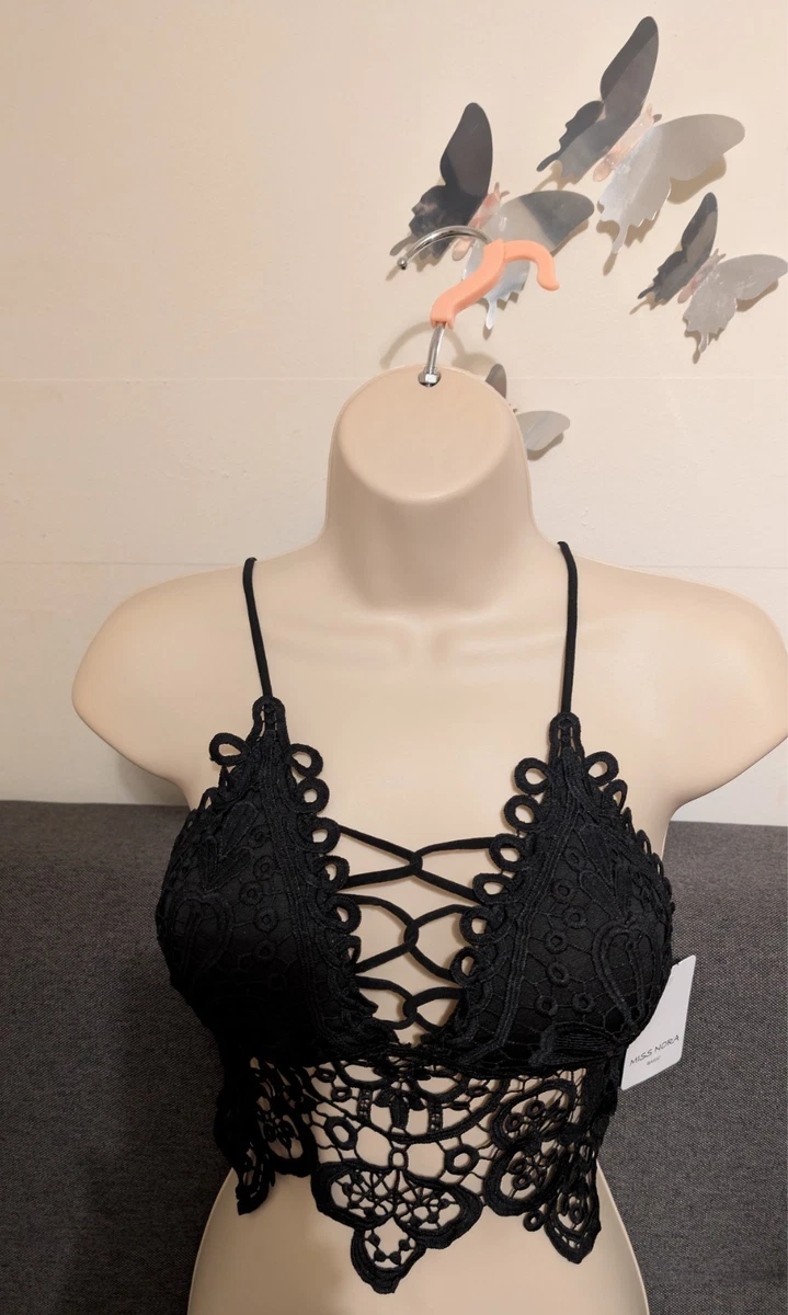 Miss Nora crop top black One size