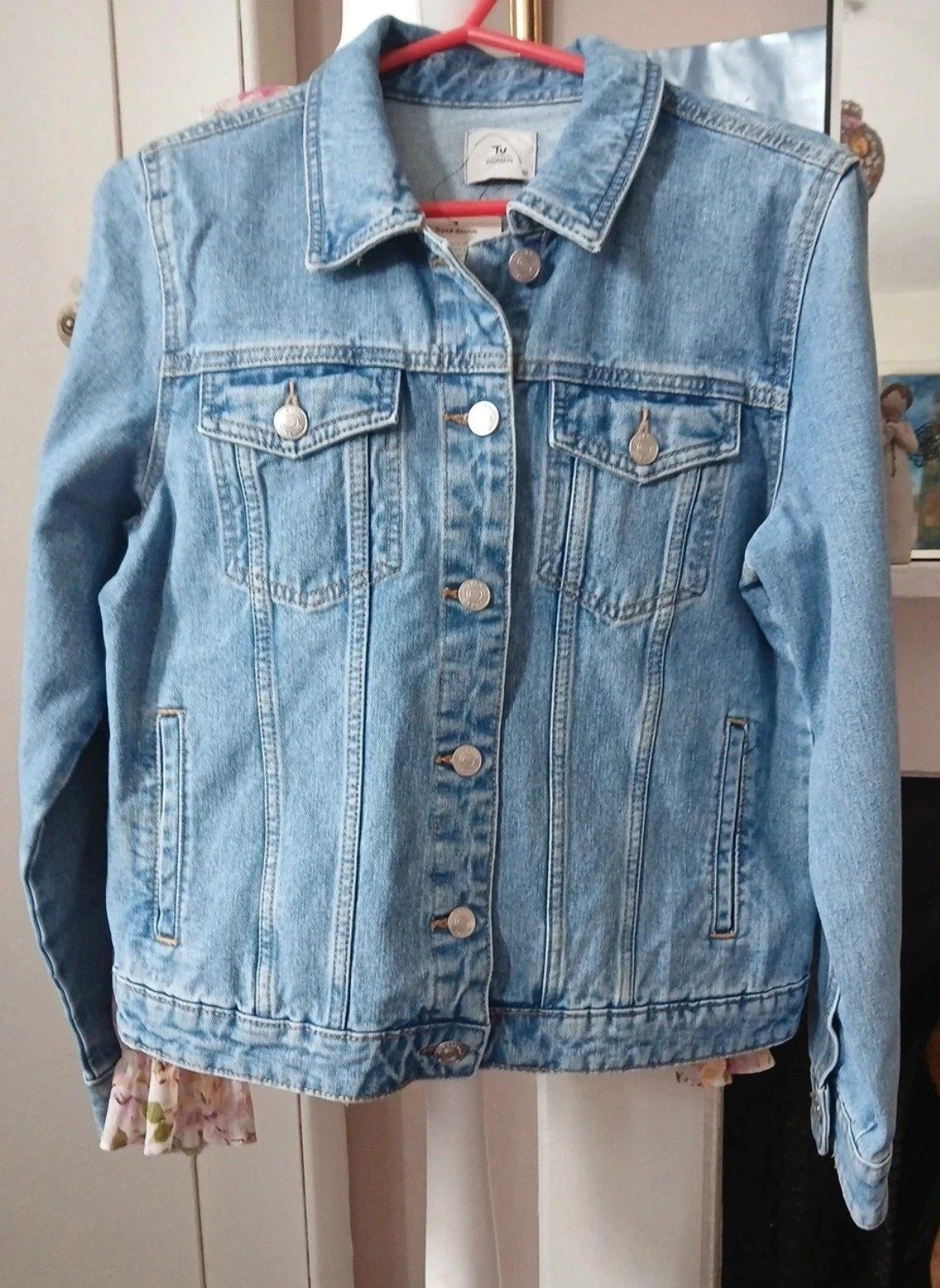 Womens denim jacket size 12 bnwt