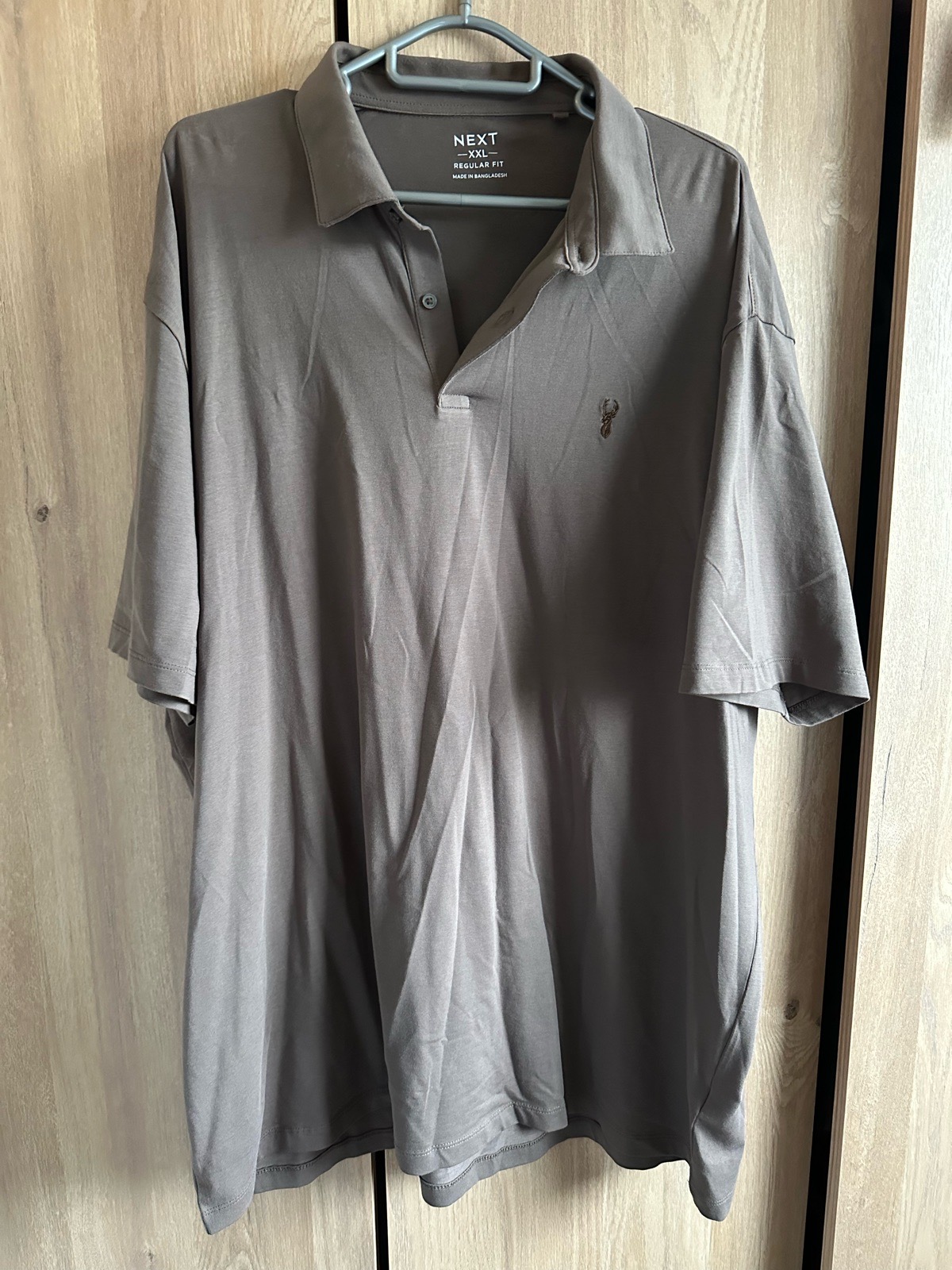 Next brown polo shirt