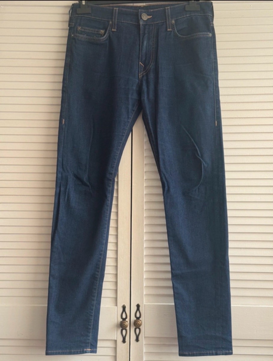 Authentic Men's True Religion Navy Blue Skinny Jeans - Size 33