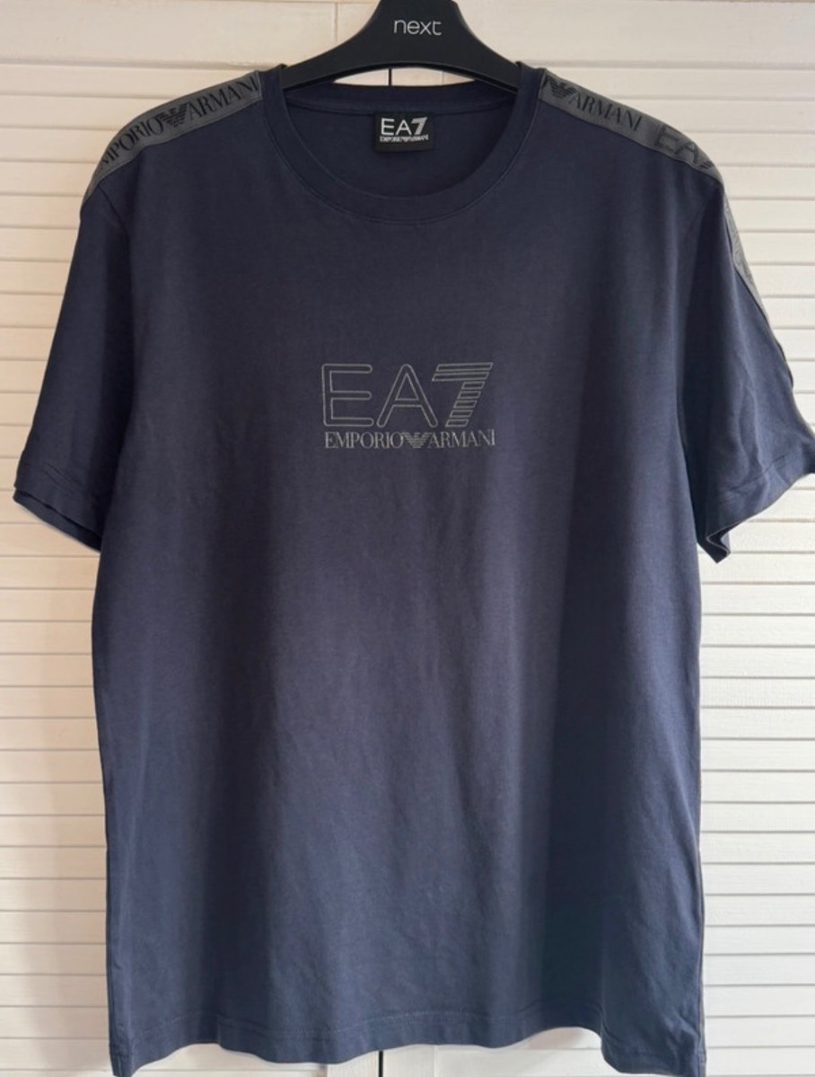 EA7 Emporio Armani Navy T-Shirt Men's Size S Authentic