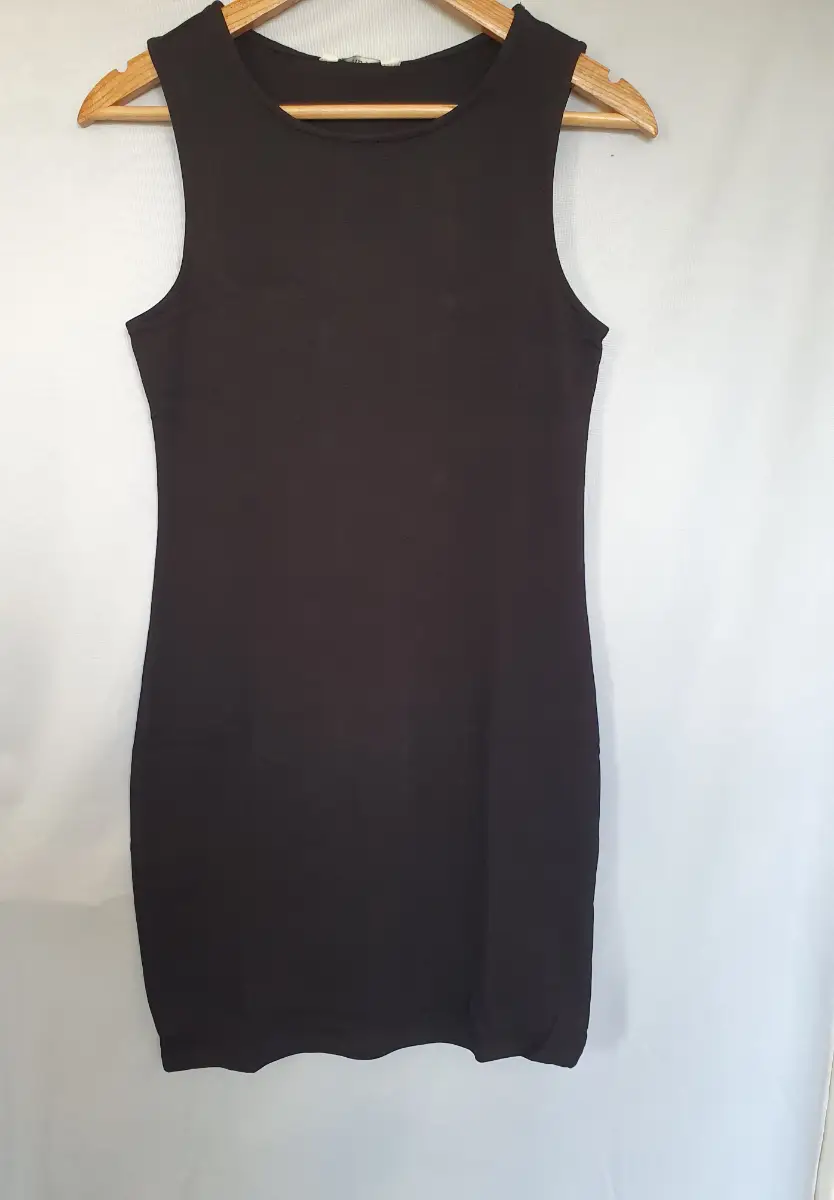 Womens Black Bodycon Dress Size 14