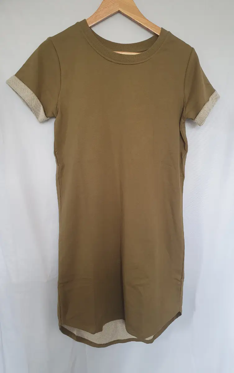 Womens Green Tshirt Dress Size 10