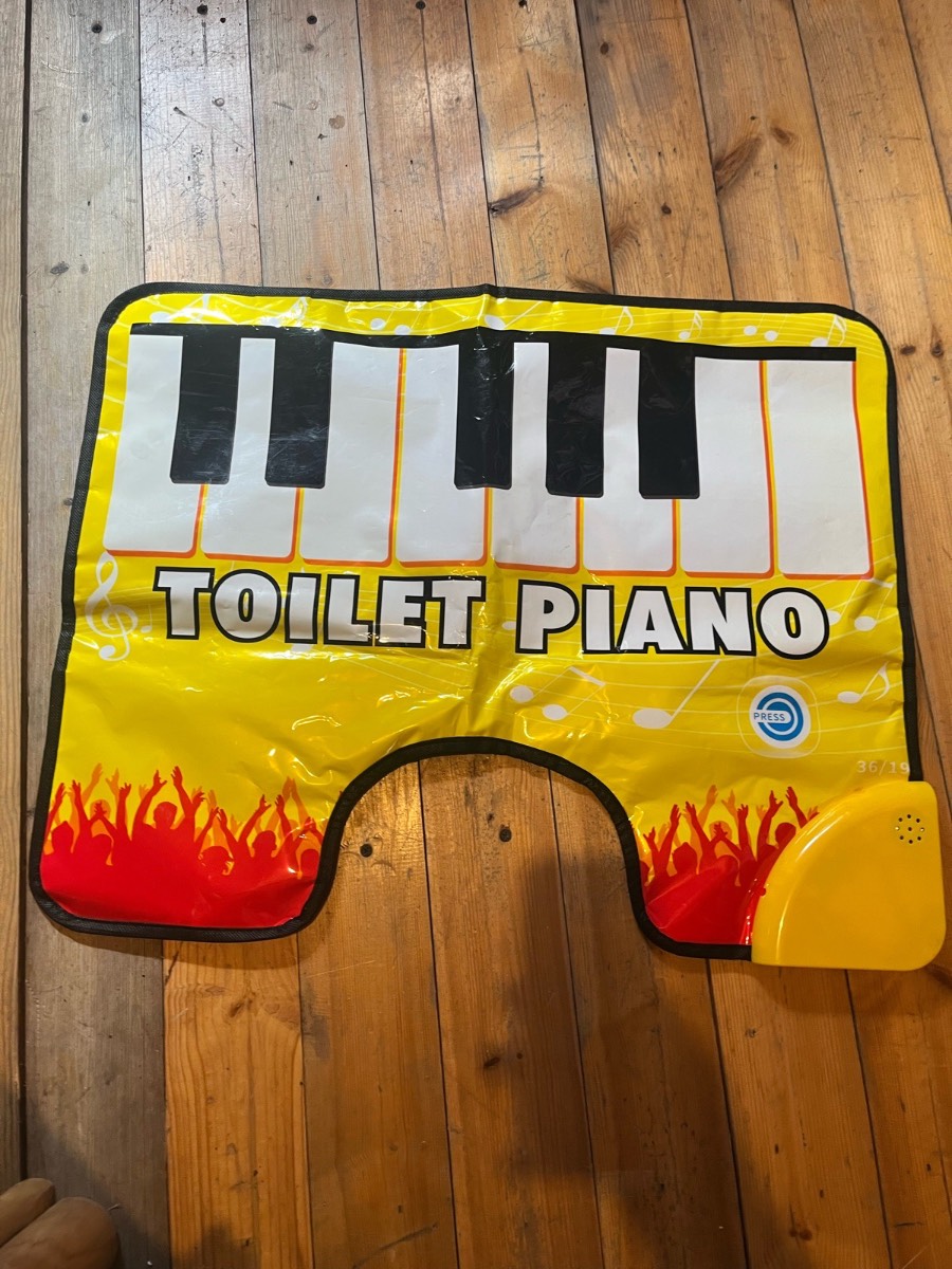 Piano for the toilet