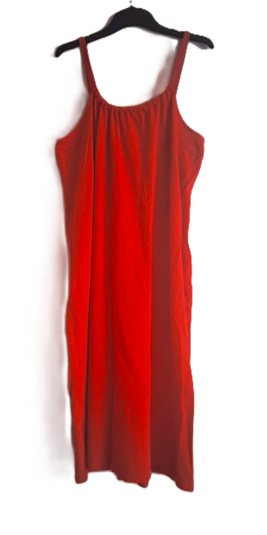 H&M Red Midi Strappy Summer Dress S Small (UK 10-12-14?)