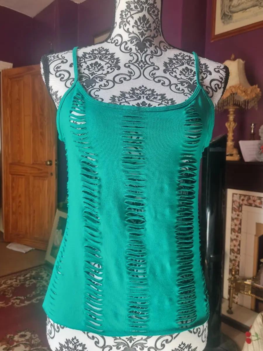 green vest, size M