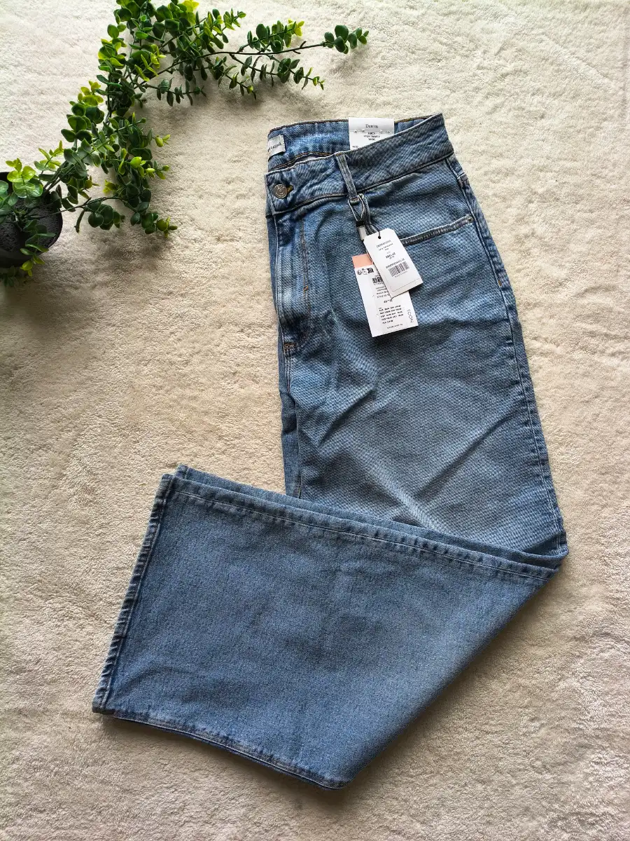 Only carmakoma wide leg high waist juicy trendy blue jeans size 18