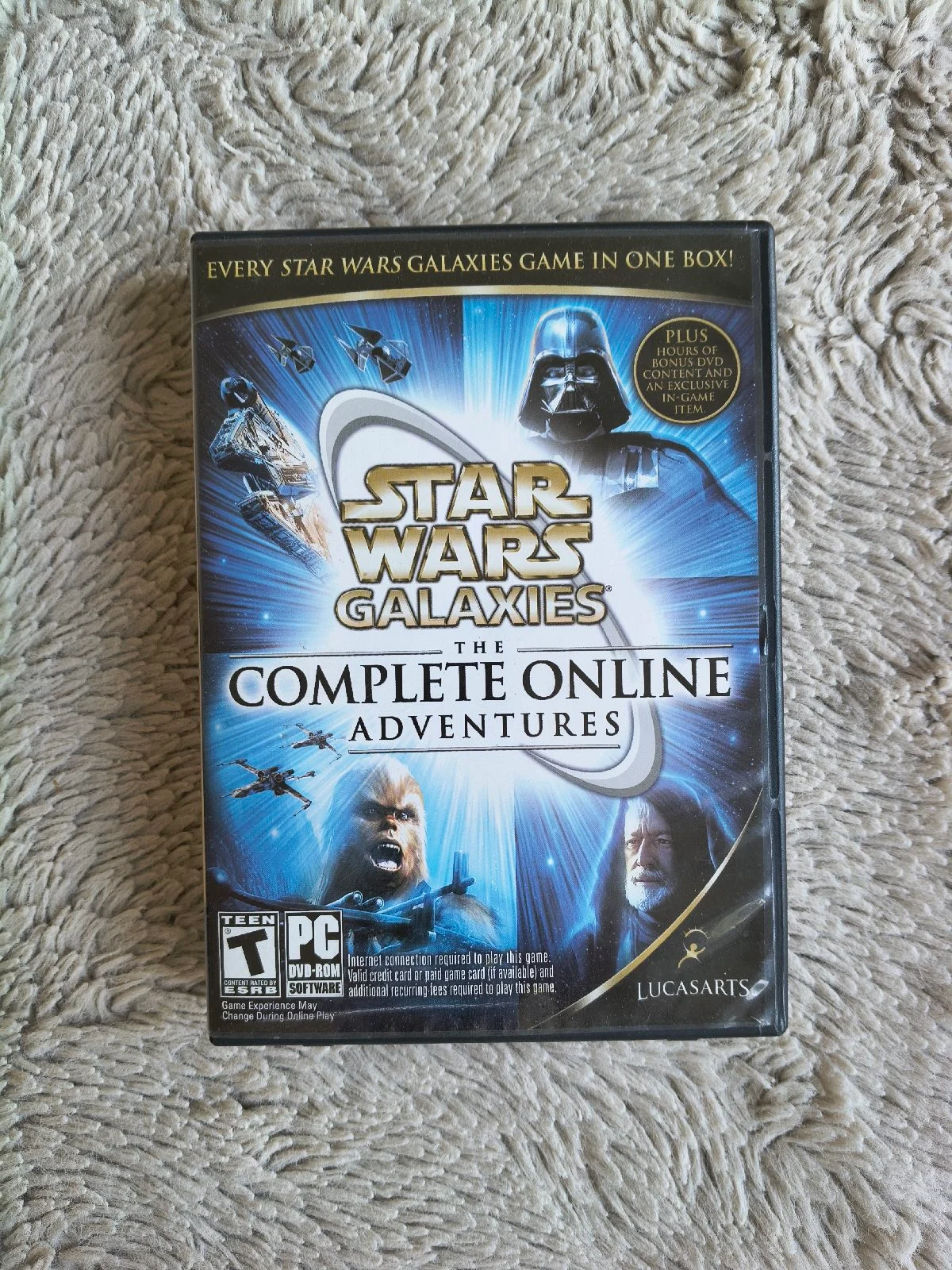 ⭐Star Wars Galaxies Complete Online Adventures PC DVD-ROM Game