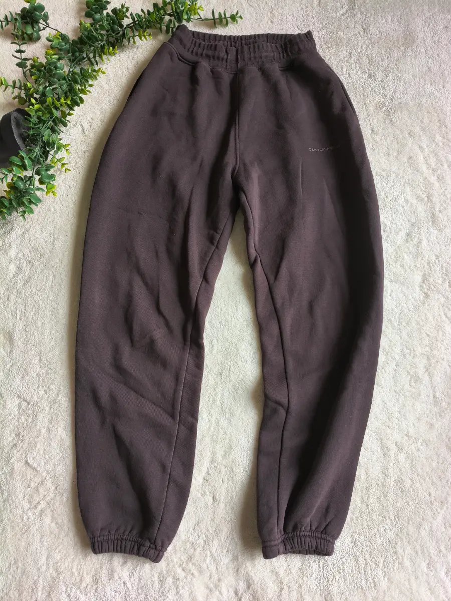 Sisters and seekers  womens brown basic fleece joggers sweatpants size S
