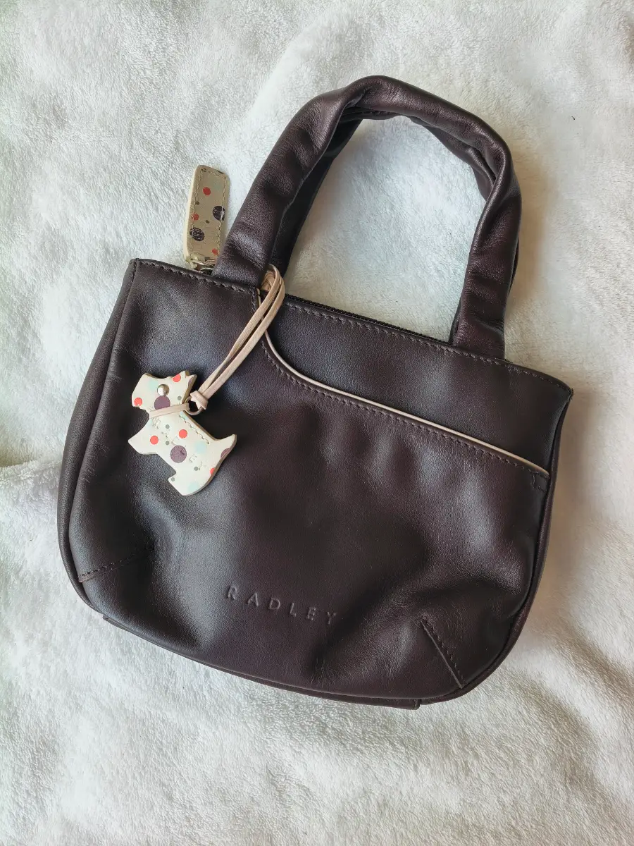 Radley brown small mini handbag