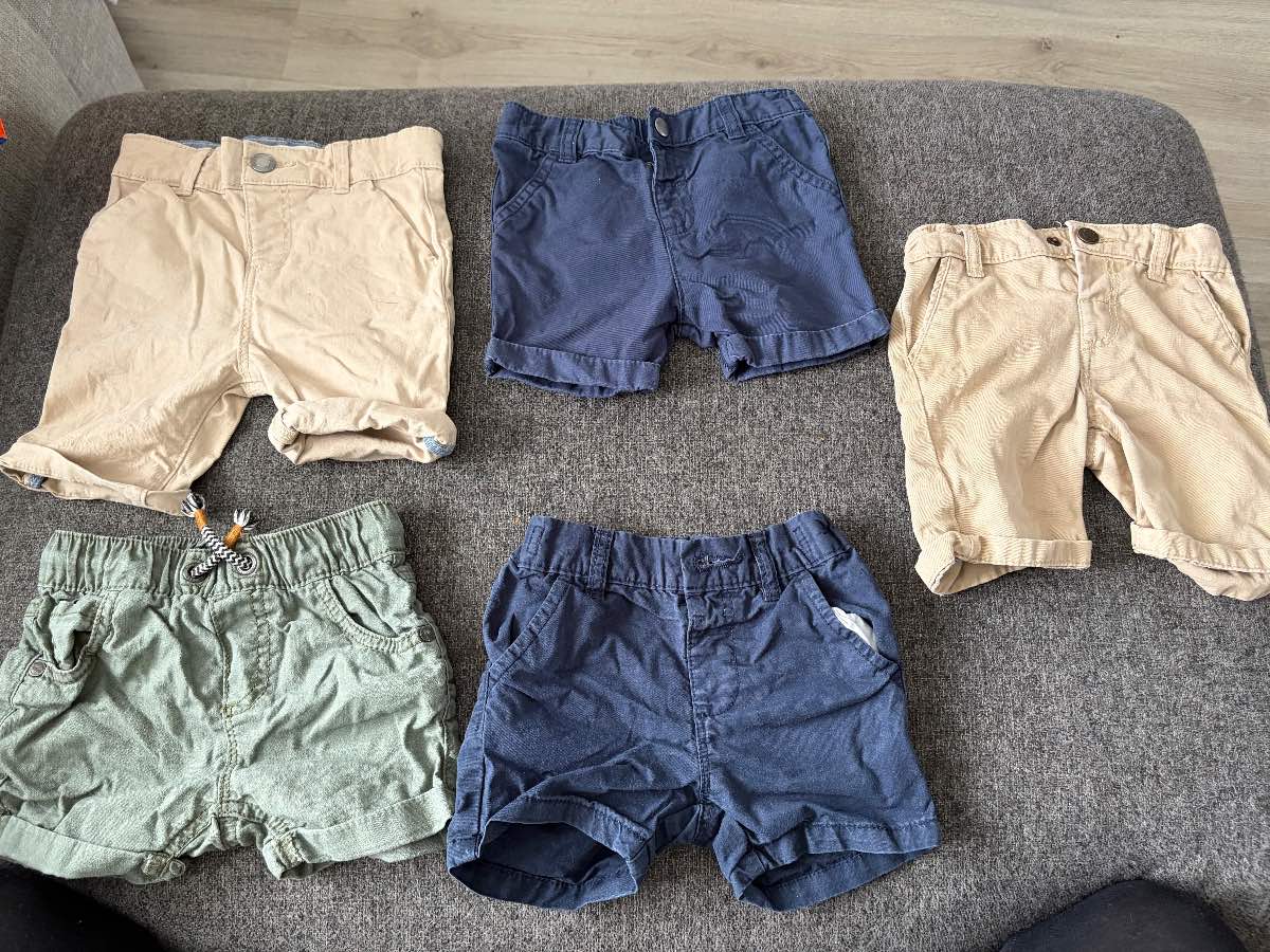 Bundle of baby boy shorts size 6-9 months