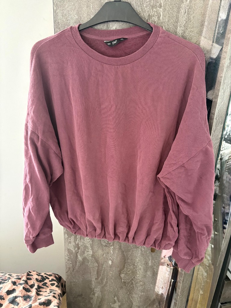 Purple long sleeve jumper