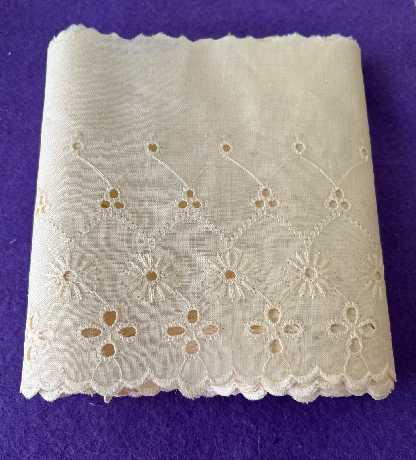 Cream Broderie Anglaise