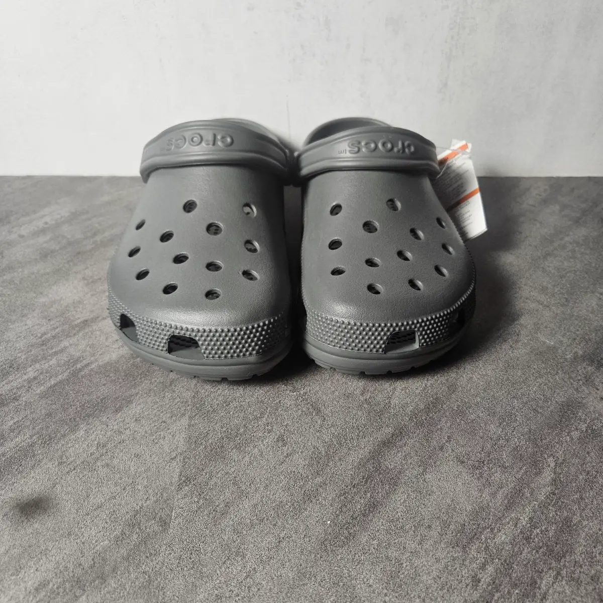 Grey crocs