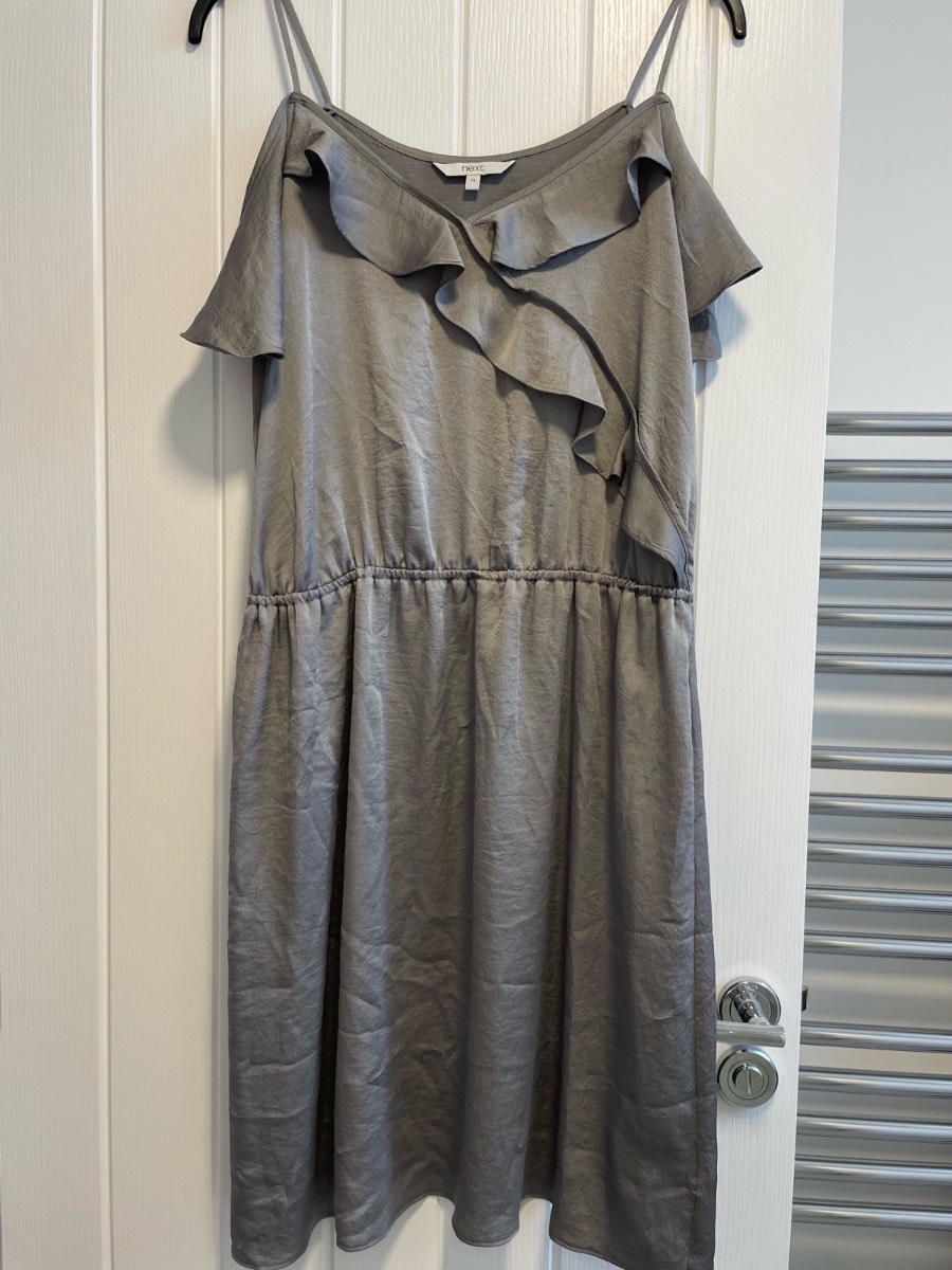 Next silver dress size 14