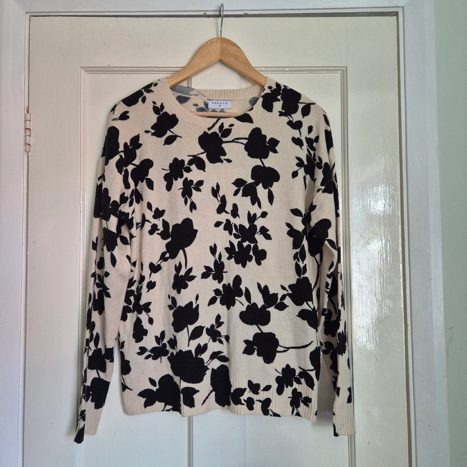 Floral print jumper
