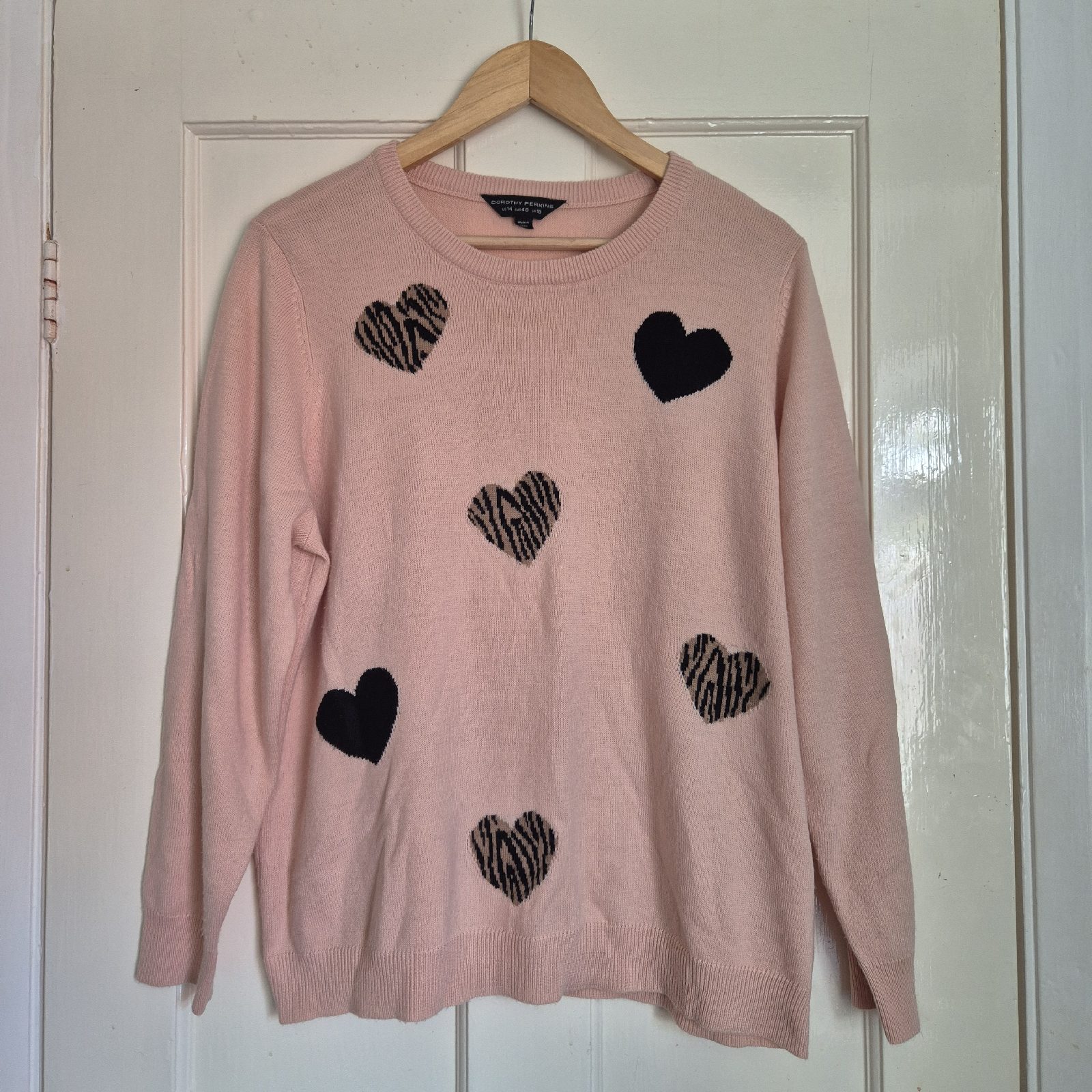 Heart pattern jumper