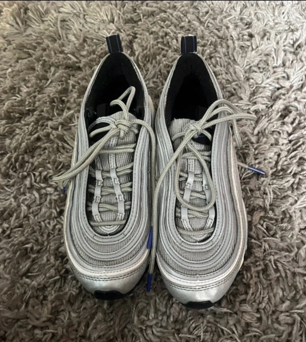 Nike Air Max 97 Metallic Silver / Violet - UK 4 (Fits UK 3.5) - Worn Once