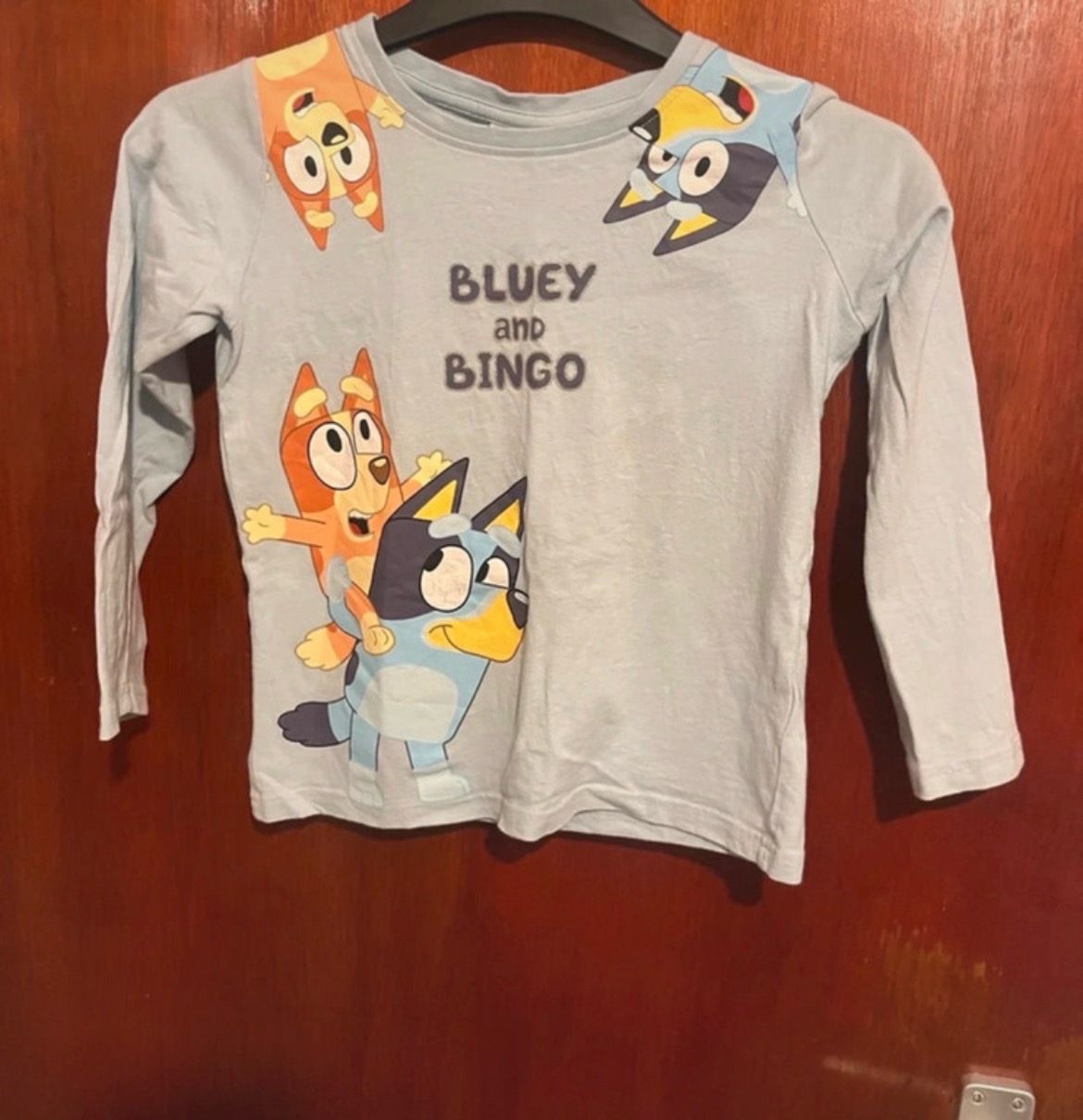 Bluey and Bingo Long-Sleeve T-Shirt - Kids Size 8 Years