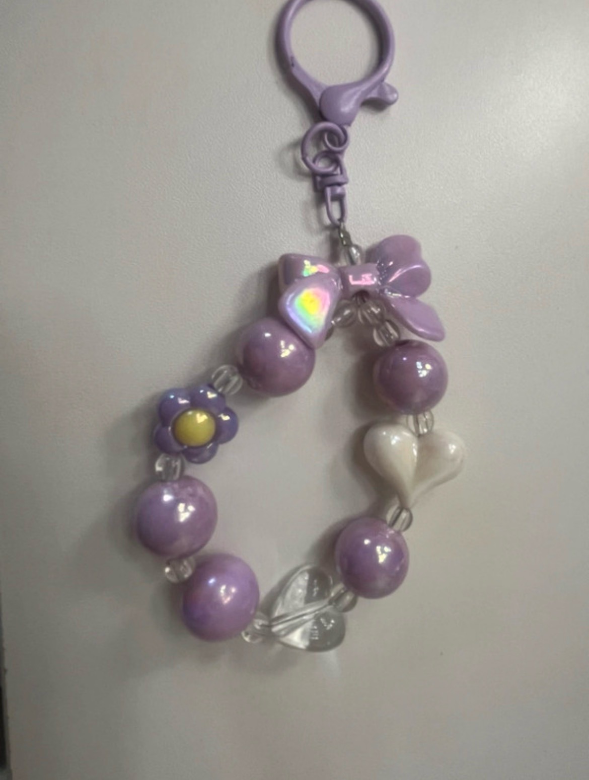 Brand New Lilac Bow Phone Charm / Bag Charm / Keyring (Boutique Item)