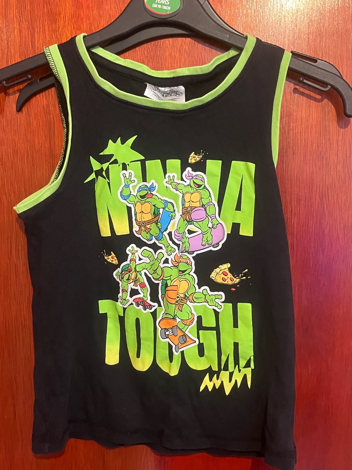TMNT Ninja Turtles Ninja Tough Sleeveless Tank Top Age 7-8 (128cm)