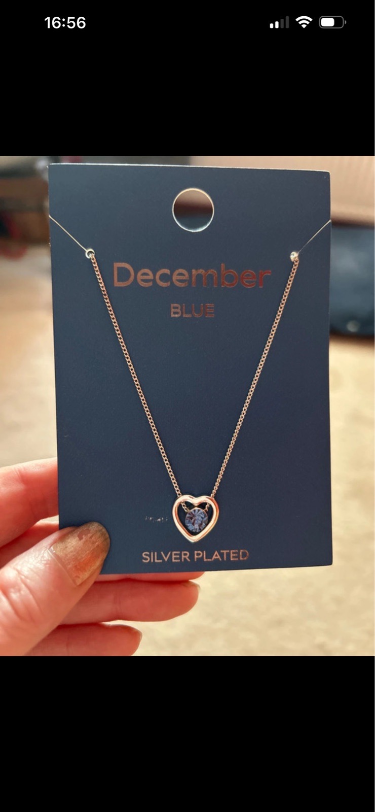 Next silver plated necklace