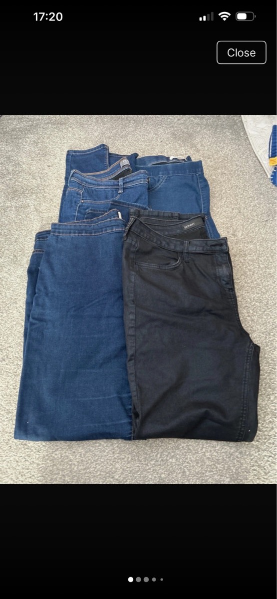 4 pairs of skinny jeans/jeggins