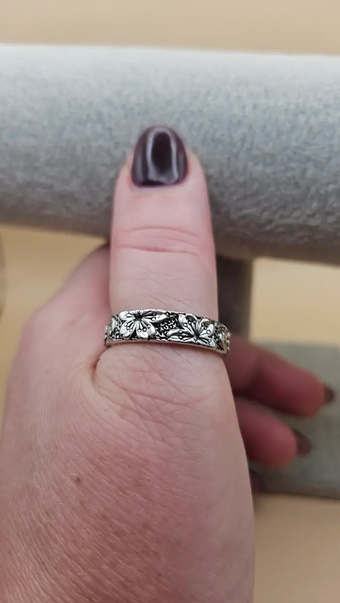 Boho style band open ring