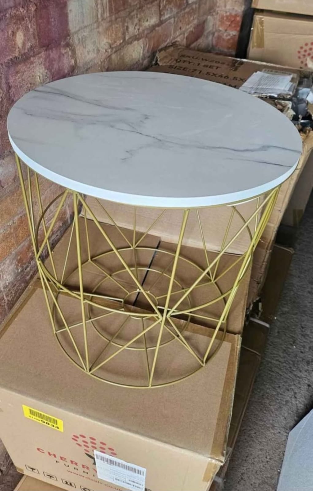 Koram marble effect table