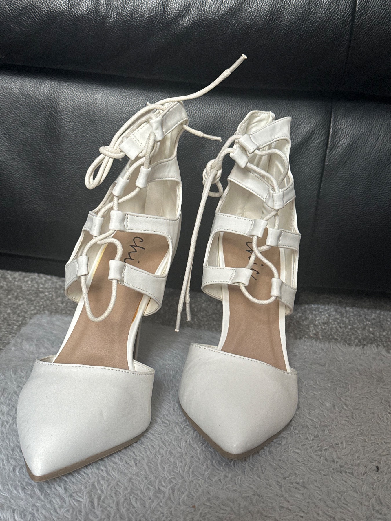 White heels