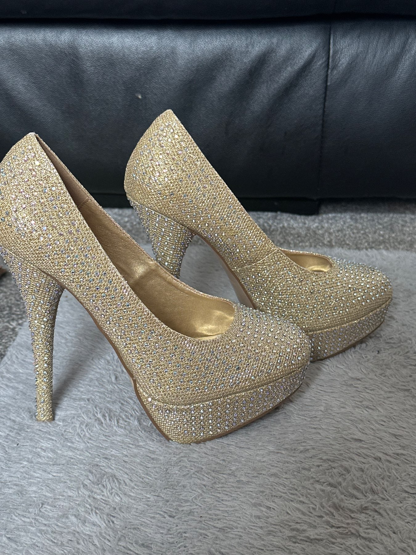 Golden heels