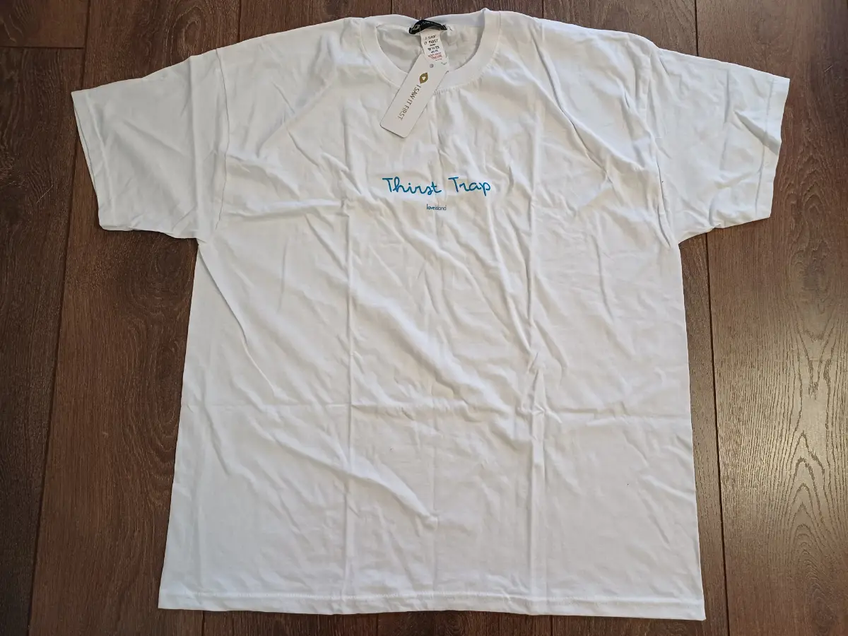 New Love Island tshirt size large