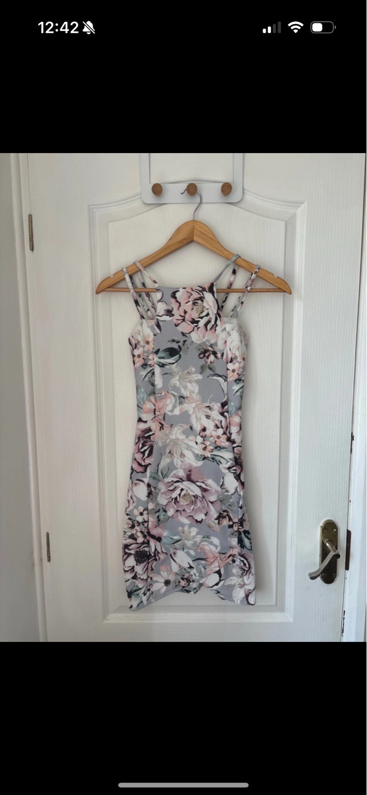 Floral Select Wedding Guest Holiday Summer Mini Dress Size 10 More An 8