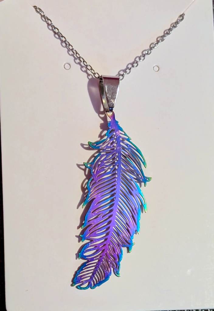 Feather necklace