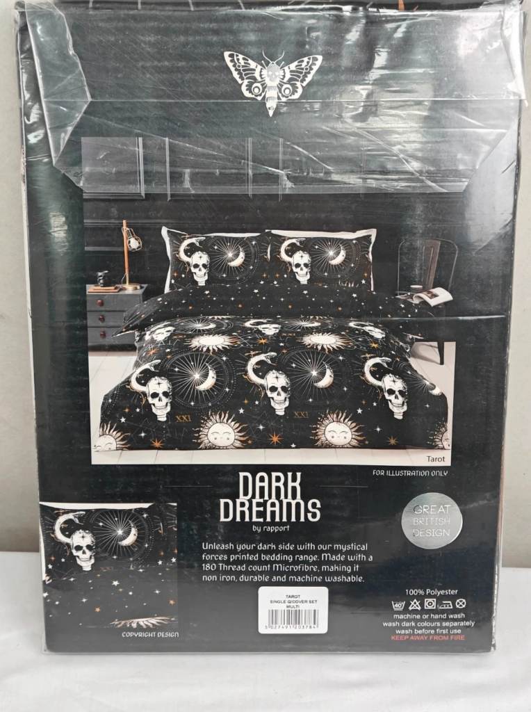 Dark Dreams 'Tarot' Reversible Duvet Set - Single