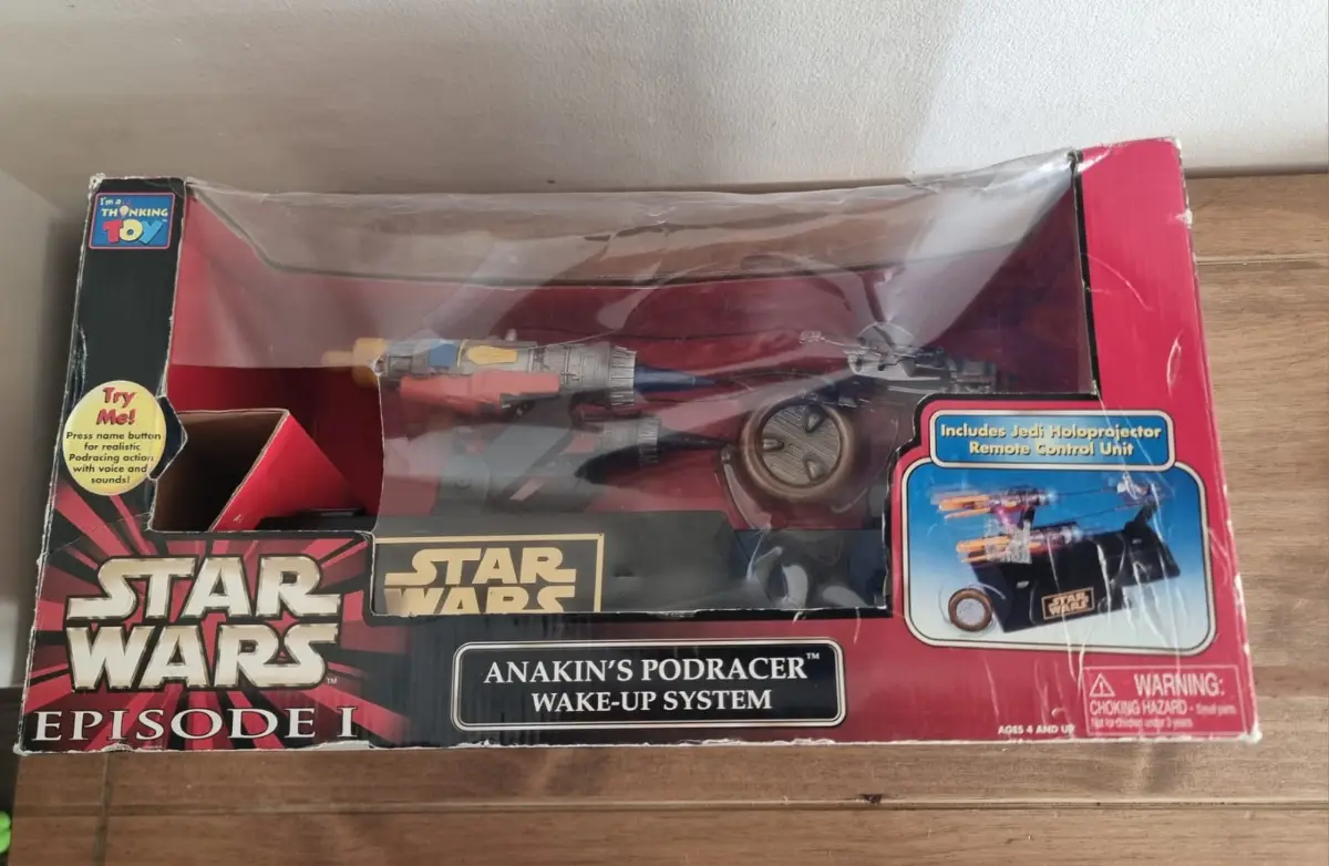 Star Wars Episode 1 Anakin's Podracer Wake-Up System Collectible Alarm Clock 1999