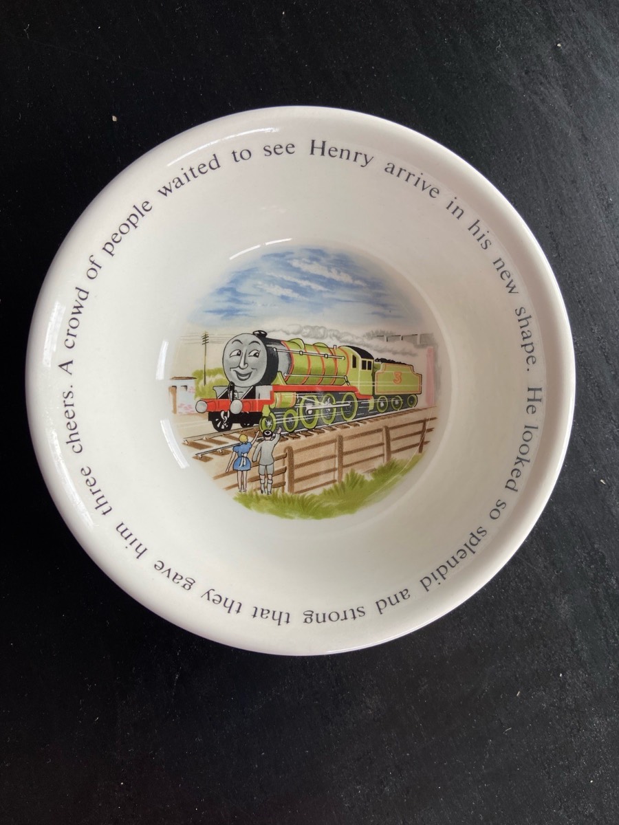 Vintage Wedgwood Thomas the Tank Engine Henry 6” Bowl 1984