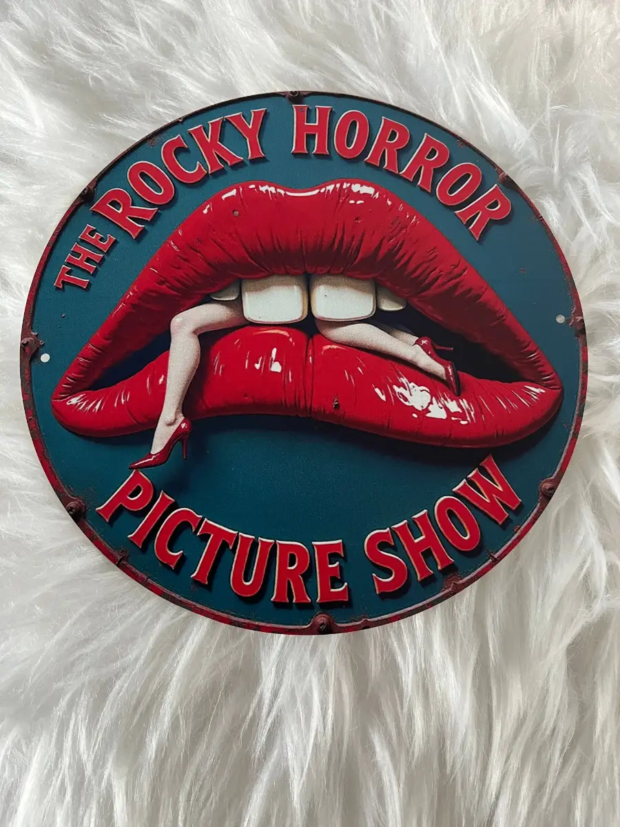 Rocky Horror metal plaque