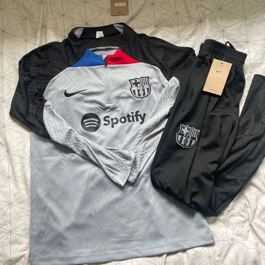 Grey Barcelona tracksuit