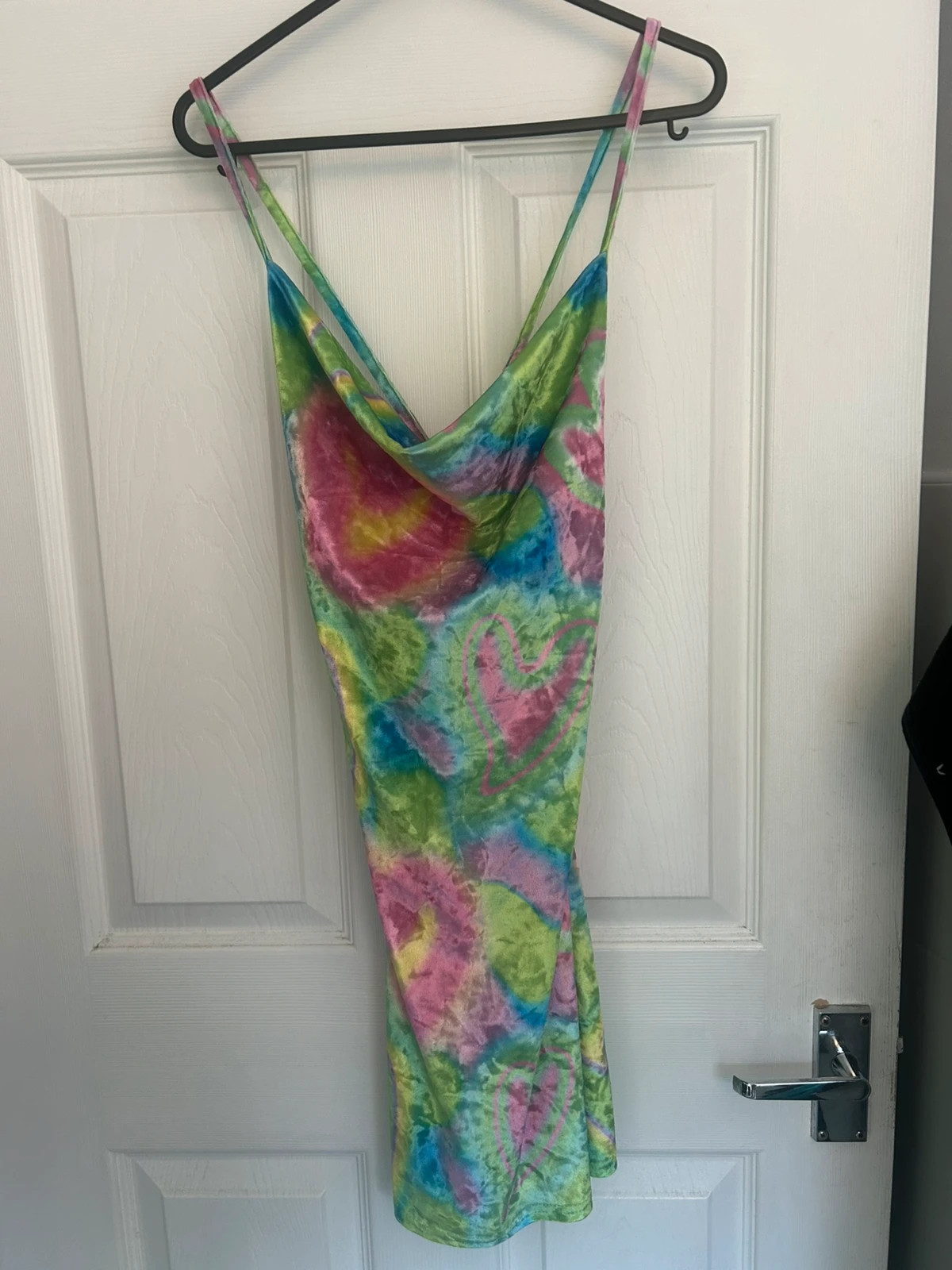 Collusion Women's Multi Colour Tie-Dye Mini Dress UK 10