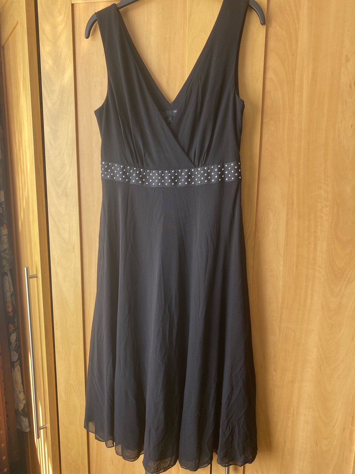 Next Black Timeless Dress, size 10 Tall