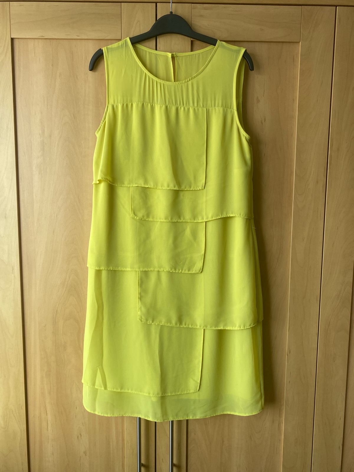 Ladies Bright Yellow/Green Dress size 12