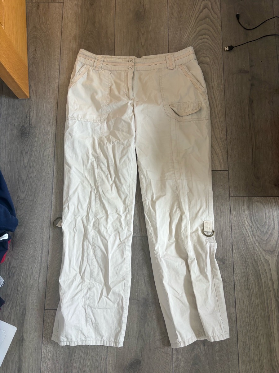 Principles Petite Women’s Cream Cargos - Size 12