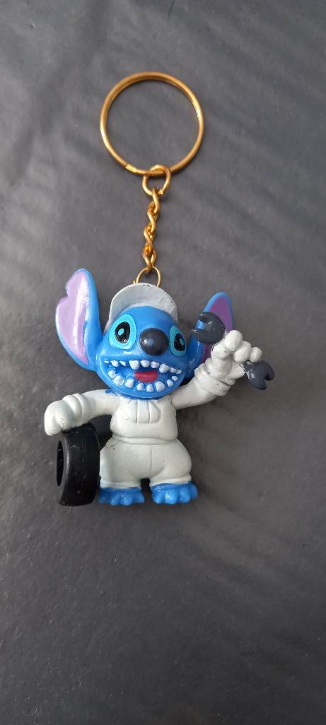 Stitch mechanic keyring